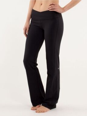 Lululemon Astro Pant Size 8 Reg Black Wide Leg